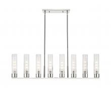 Innovations Lighting 617-8I-PN-G617-11SCL - Boreas - 6 Light - 48 inch - Polished Nickel - Linear Pendant