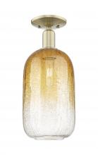 Innovations Lighting 716-1C-AB-G482-7AM - Brookhaven Cloche - 1 Light - 6 inch - Antique Brass - Semi-Flush Mount
