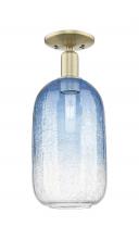 Innovations Lighting 716-1C-AB-G482-7SB - Brookhaven Cloche - 1 Light - 6 inch - Antique Brass - Semi-Flush Mount