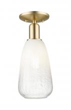 Innovations Lighting 716-1C-CB-G480-6OP - Brookhaven Almond - 1 Light - 6 inch - Champagne Bronze - Semi-Flush Mount