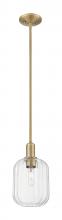 Innovations Lighting 716-1S-BB-G460-7CL - Preston - 1 Light - 6 inch - Brushed Brass - Mini Pendant