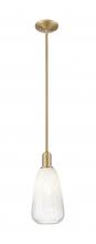 Innovations Lighting 716-1S-BB-G480-6OP - Brookhaven Almond - 1 Light - 6 inch - Brushed Brass - Mini Pendant