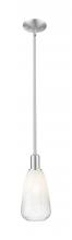Innovations Lighting 716-1S-SN-G480-6OP - Brookhaven Almond - 1 Light - 6 inch - Brushed Satin Nickel - Mini Pendant