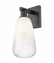 Innovations Lighting 716-1W-BK-G480-6OP - Brookhaven Almond - 1 Light - 6 inch - Matte Black - Sconce