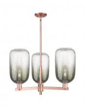 Innovations Lighting 716-3CR-AC-G482-7SL - Brookhaven Cloche - 3 Light - 18 inch - Antique Copper - Flush Mount