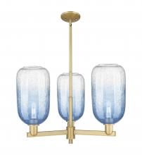 Innovations Lighting 716-3CR-BB-G482-7SB - Brookhaven Cloche - 3 Light - 18 inch - Brushed Brass - Flush Mount