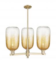 Innovations Lighting 716-3CR-CB-G482-7AM - Brookhaven Cloche - 3 Light - 18 inch - Satin Nickel - Flush Mount