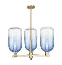Innovations Lighting 716-3CR-CB-G482-7SB - Brookhaven Cloche - 3 Light - 18 inch - Satin Nickel - Flush Mount