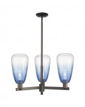 Innovations Lighting 716-3CR-OB-G480-6SB - Brookhaven Almond - 3 Light - 18 inch - Oil Rubbed Bronze - Flush Mount