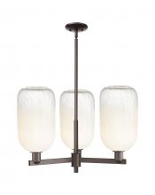 Innovations Lighting 716-3CR-OB-G482-7OP - Brookhaven Cloche - 3 Light - 18 inch - Oil Rubbed Bronze - Flush Mount