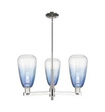 Innovations Lighting 716-3CR-PN-G480-6SB - Brookhaven Almond - 3 Light - 18 inch - Polished Nickel - Flush Mount