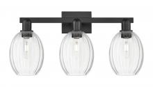 Innovations Lighting 716-3W-BK-G459-6CL - Preston - 3 Light - 26 inch - Matte Black - Bath Vanity Light