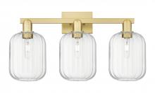 Innovations Lighting 716-3W-SG-G460-7CL - Preston - 3 Light - 26 inch - Satin Gold - Bath Vanity Light