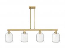 Innovations Lighting 716-4I-BB-G460-7CL - Preston - 4 Light - 48 inch - Brushed Brass - Cord hung - Island Light