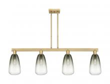 Innovations Lighting 716-4I-BB-G480-6SL - Brookhaven Almond - 4 Light - 48 inch - Brushed Brass - Cord hung - Island Light