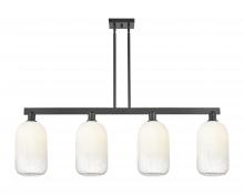 Innovations Lighting 716-4I-BK-G482-7OP - Brookhaven Cloche - 4 Light - 48 inch - Matte Black - Cord hung - Island Light