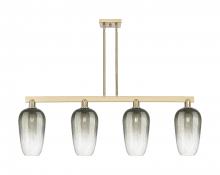 Innovations Lighting 716-4I-CB-G484-7SL - Brookhaven Flute - 4 Light - 48 inch - Champagne Bronze - Cord hung - Island Light
