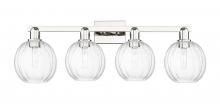 Innovations Lighting 716-4W-PN-G458-7CL - Preston - 4 Light - 36 inch - Polished Nickel - Bath Vanity Light