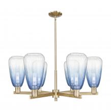 Innovations Lighting 716-6CR-CB-G480-6SB - Brookhaven Almond - 6 Light - 24 inch - Satin Nickel - Chandelier