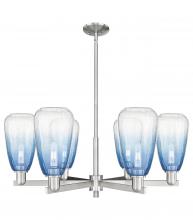 Innovations Lighting 716-6CR-SN-G480-6SB - Brookhaven Almond - 6 Light - 24 inch - Satin Nickel - Chandelier