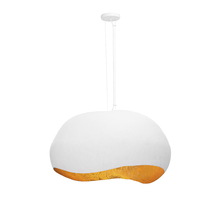 Eurofase 46438-027 - BALEIA, 4LT 36IN PEND, WHT&GLD