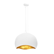 Eurofase 46439-024 - BALEIA, 3LT 24IN PEND, WHT&GLD