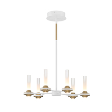 Eurofase 45712-029 - TORCIA, 6LT CHANDELIER S,WHITE
