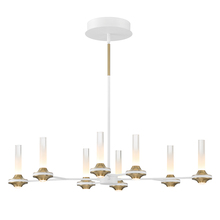 Eurofase 45714-023 - TORCIA, 8LT CHANDELIER, WHITE