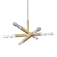 ZEEV Lighting CD11341-LED-6-2x2-AGB - Mamadim 48" Crystal Chandelier