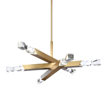 ZEEV Lighting CD11349-LED-6-3x3-AGB - Mamadim 60" Crystal Chandelier