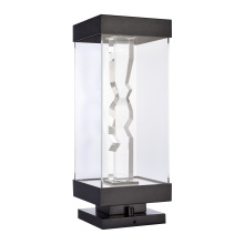 ZEEV Lighting EBP11364-LED-2-2x2-MBK - Mamadim Exterior Crystal Bollard