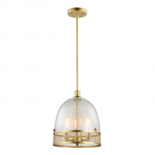 ZEEV Lighting P30035-3-MGD - Theia 11" 3-Light, Boutique Glass Dome Pendant in Matte Gold