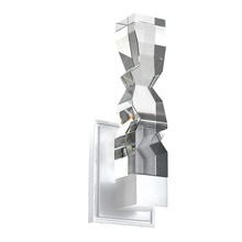 ZEEV Lighting WS11314-LED-1-3x3-MW - Mamadim LED 3"x3" Single Crystal Wall Sconce in Matte White