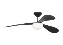 Visual Comfort & Co. Fan Collection 3DPSM58MBKD - Drape Smart 58 LED - Midnight Black