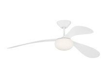 Visual Comfort & Co. Fan Collection 3DPSM58RZWD - Drape Smart 58 LED - Matte White