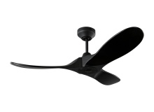 Visual Comfort & Co. Fan Collection 3MAVSM44MBKMBK - Maverick Smart 44 - Midnight Black