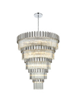 Elegant 3400GR59C - Willow 59 inch Chandelier in Chrome
