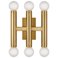 Visual Comfort & Co. Studio Collection TW1146BBS - Beckham Modern Triple Sconce