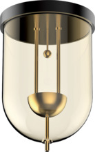 Page One Lighting PC111119-SDG/SBN - Century Flush Mount